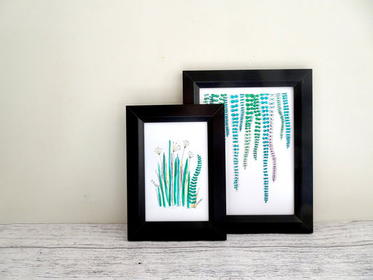 Watercolour Reeds | Art Print
