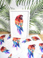 Watercolour Rainbow Parrot